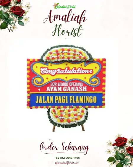 Sewa Papan Bunga Mandalagiri